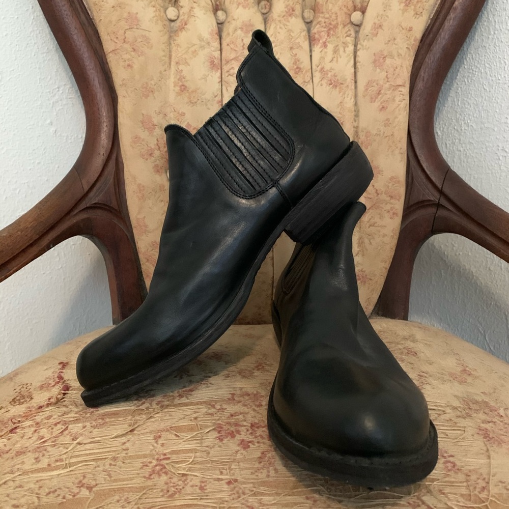 NEW Fiorentini + Baker black leather boots 41 11